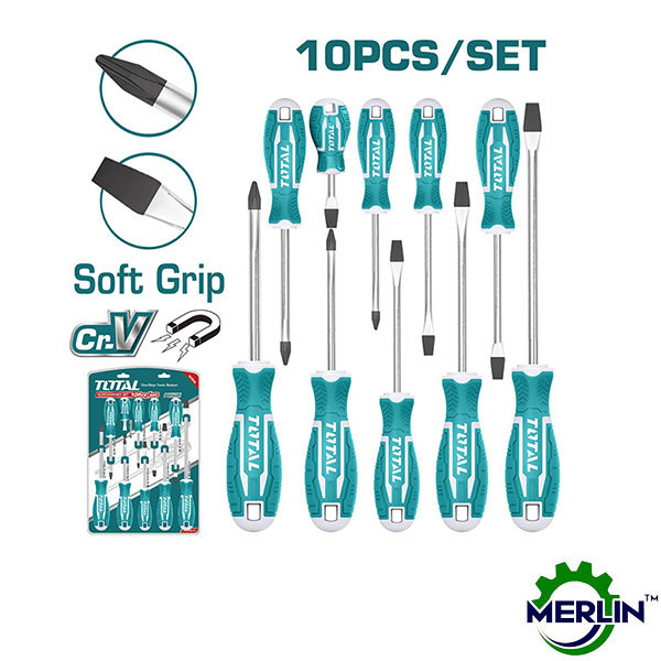 TOTAL Screwdriver Set | 10pcs