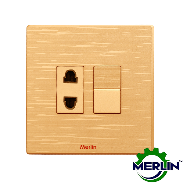 2 Pin Socket with Switch | Trust Rose