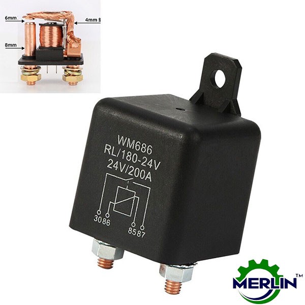 Relay RL 180 24V 200A | Heavy Duty Split Charge/Winch Relay
