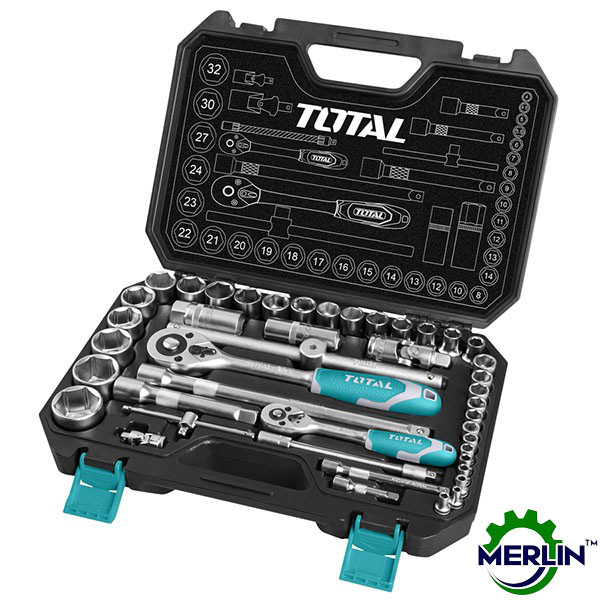 1/4″ + 1/2″ Socket Set | TOTAL | 44 pcs