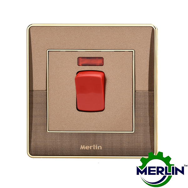 20A DP Switch | Geyser Switch | Elegant Coffee