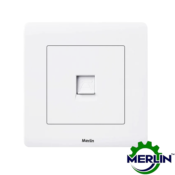 Telephone Socket |  Intercom socket | GE White
